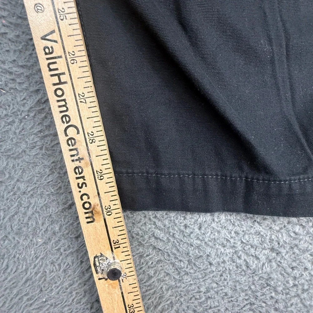 Carhartt Canvas Work Pants Mens 46x30 Black Rugged Flex Relaxed Fit BN2291-M